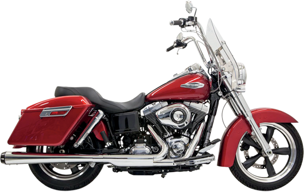 BASSANI XHAUST 4" Chrome Megaphone Muffler 1D17R