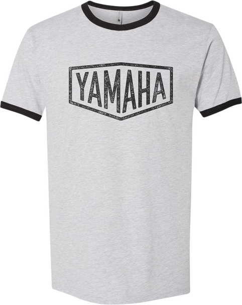YAMAHA APPAREL Yamaha Vintage Raglan T-Shirt - Gray/Black - 2XL NP21A-M1792-2X