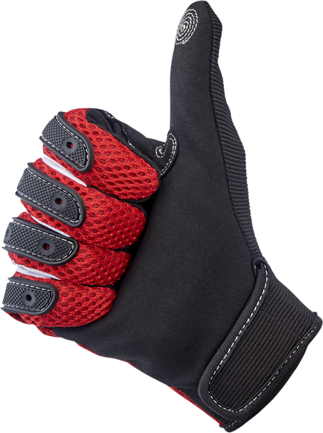 BILTWELL Anza Gloves - Red/Black - Small 1507-0801-002