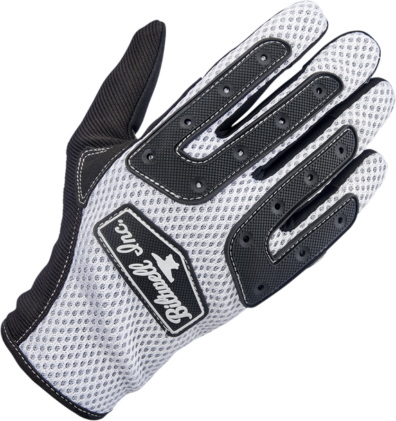 BILTWELL Anza Gloves - White/Black - XS 1507-0401-001