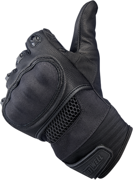 BILTWELL Bridgeport Gloves - Black - Medium 1509-0101-303