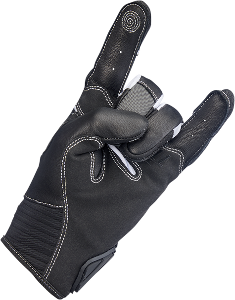 BILTWELL Bridgeport Gloves - Gray/Black - Small 1509-1101-302