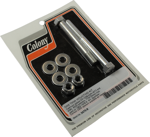 COLONY Gas Tank Bolt Nut Kit 3475-8