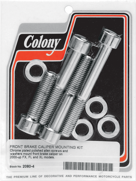 COLONY Front Caliper Bolt Kit - '00-'07 2080-4