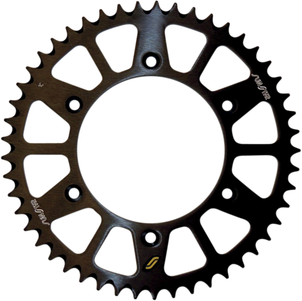 SUNSTAR SPROCKETS Rear Sprocket - 51-Tooth - Black 5-354751BK