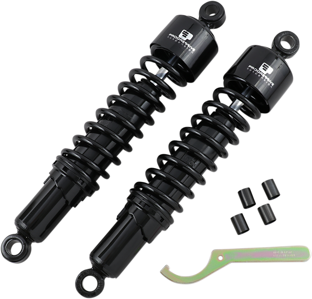 PROGRESSIVE SUSPENSION Shocks - 412 Cruiser Series - Black - 14.25" - Heavy Duty 412-4058B