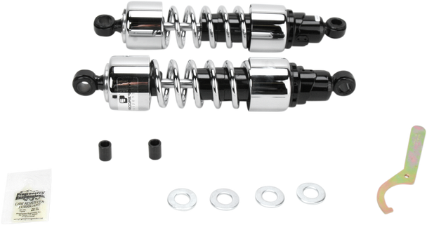 PROGRESSIVE SUSPENSION Shocks - 412 Cruiser Series - Chrome - 13" - Heavy Duty 412-4222C