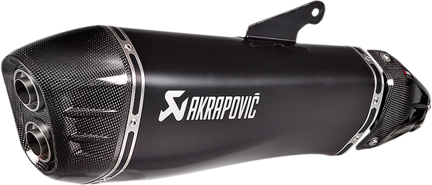 AKRAPOVIC Black Titanium Muffler - Ninja H2 SX S-K10SO21HRAABL