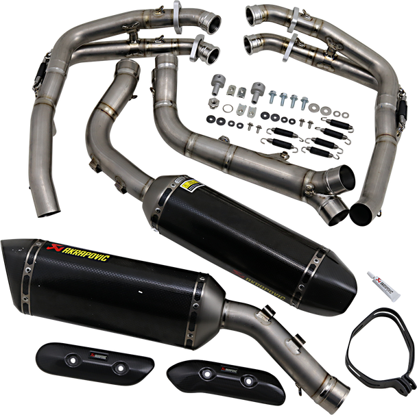 AKRAPOVIC Evolution Exhaust - Carbon Fiber - YZF-R1 S-Y10RFT10-ZC/2