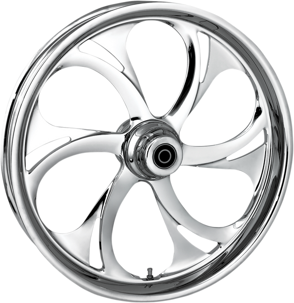 RC COMPONENTS Recoil Front Wheel - Dual Disc/No ABS - Chrome - 21"x3.50" - '08-'13 FLT 21350-9031-105C