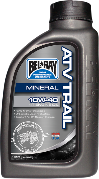 BEL-RAY ATV & SxS Mineral Oil 10W-40 - 1 L 99050-B1LW