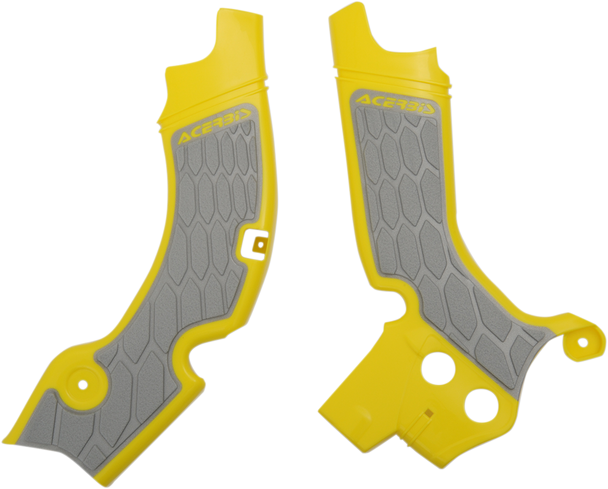 ACERBIS X-Grip Frame Guards - Gray/Yellow - RM-Z 2630531120