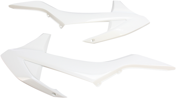ACERBIS Radiator Shrouds - White - KTM 2421080002