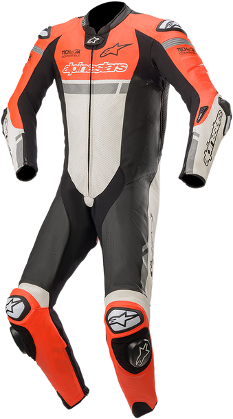 ALPINESTARS Missile Ignition 1-Piece Leather Suit - Red/White/Black - US 38 / EU 48 3150120-3001-48