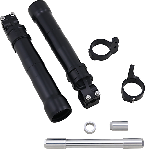 ALLOY ART Lower Fork Legs - 49 mm ABS - Black 49LLFX-2ABS