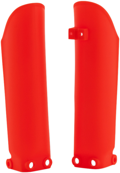 ACERBIS Lower Fork Covers for Inverted Forks - Fluorescent Orange 2253024617 ACERBIS Lower Fork Covers for Inverted Forks - Fluorescent Orange 2253024617