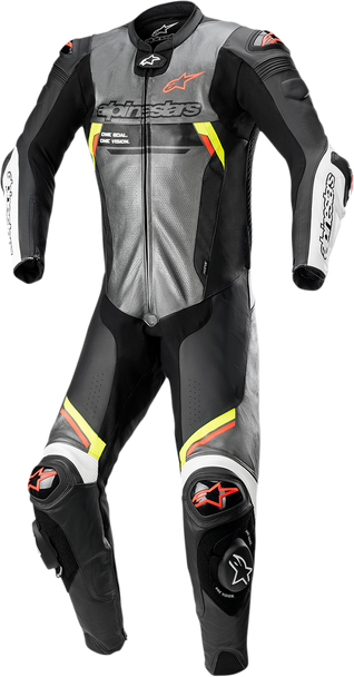 ALPINESTARS Missile Ignition v2 - 1-Piece Suit - Gray/Black/Yellow/Red - US 36 / EU 46 3150222-9135-46