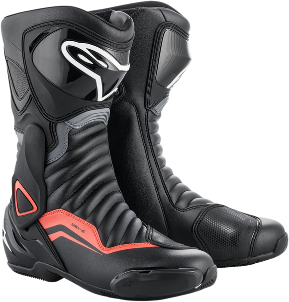 ALPINESTARS SMX-6 v2 Boots - Black/Gray/Red - US 12 / EU 47 2223017-1130-47