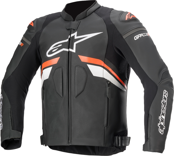 ALPINESTARS GP Plus R v3 Leather Jacket - Black/Red/White - US 44 / EU 54 3100620-1321-54