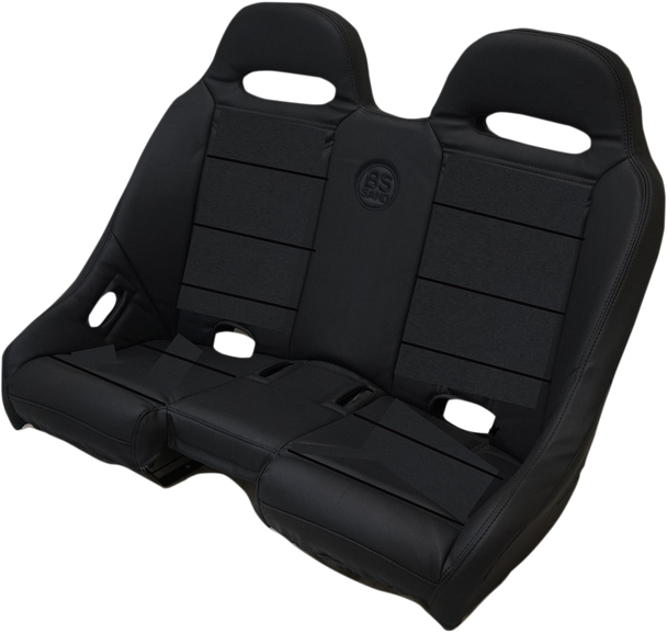 BS SANDS Extreme Bench Seat - Straight - Black EXBEBKSTR