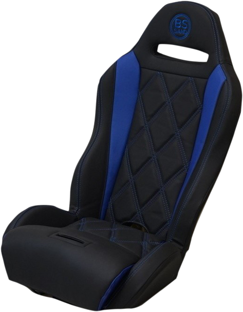 BS SANDS Performance Seat - Big Diamond - Black/Blue PEBUBLBDR