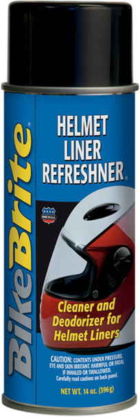 BIKE BRITE Helmet Liner Refresher - 14 oz. net wt. - Aerosol MC19000