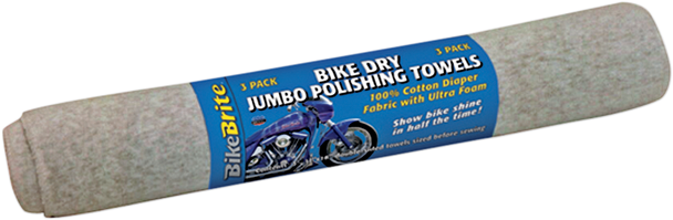 BIKE BRITE Bike Dry Polishing Towels MC99000