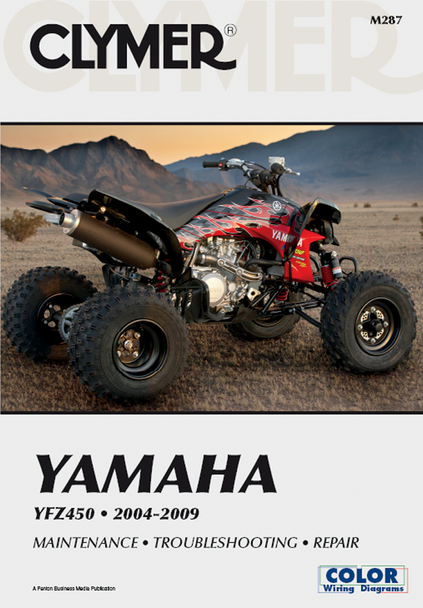 CLYMER Manual - Yamaha YFZ450 '04-'17 M287-2