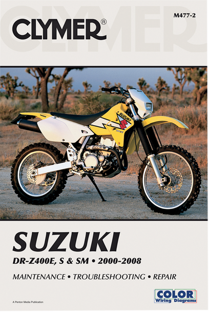 CLYMER Manual - Suzuki DR-Z400 '00-'12 M477-4