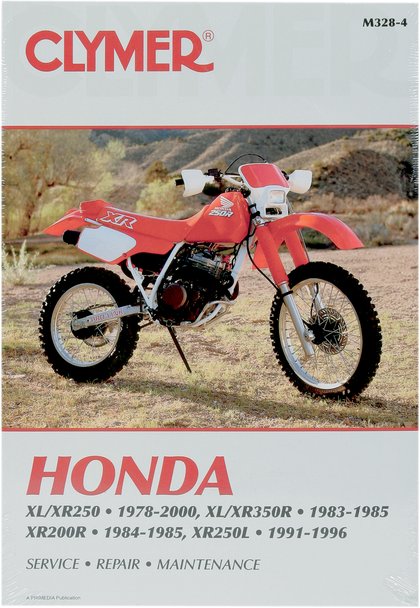 CLYMER Manual - Honda XL/XR 250/350 M328-4