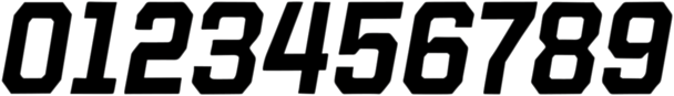 D'COR VISUALS Race Number Plate - #5 - Black - 6" 45-35-5