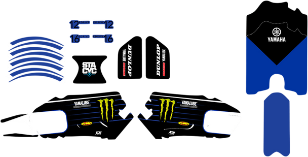 D'COR VISUALS Graphics Kit for STACYC‚® Stability Cycles - Star Racing - Blue 10-80-200 D'COR VISUALS Graphics Kit for STACYC‚® Stability Cycles - Star Racing - Blue 10-80-200