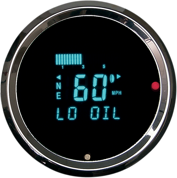 DAKOTA DIGITAL 3011 Model Odyssey II Speedometer with Indicators (Resolution 1 mph) - 3-3/8" HLY-3011