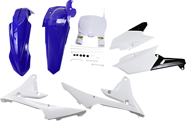 CYCRA Plastic Body Kit - OE White/Blue/Black  - YZF 1CYC-9412-00