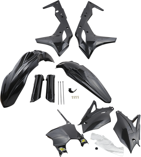 CYCRA Body Kit - Powerflow - Black - KXF250 1CYC-9319-12