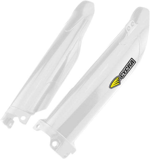 CYCRA Fork Guards - White 1CYC-6909-42