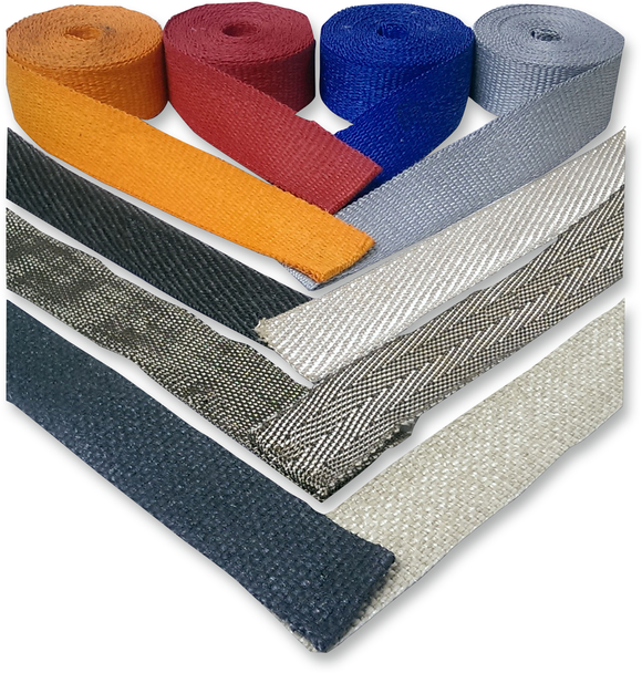 CYCLE PERFORMANCE PROD. Exhaust Wrap - Blue - 2x25 CPP/9066B