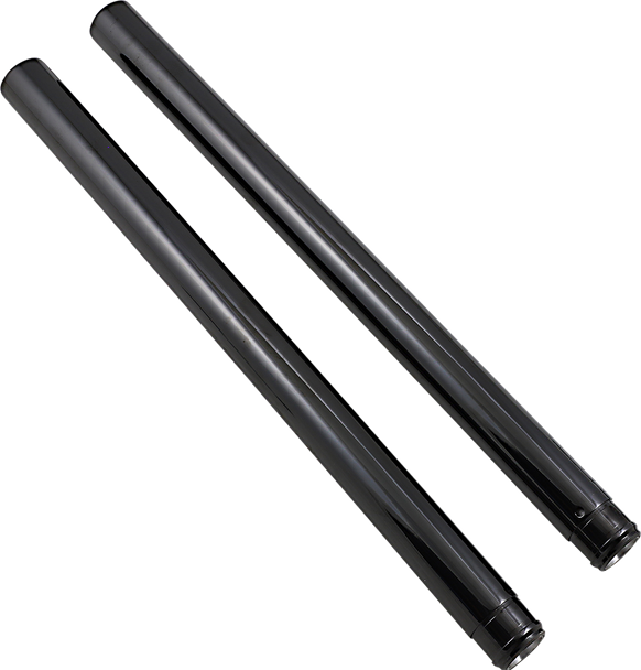 CUSTOM CYCLE ENGINEERING Black Diamond-Like Fork Tubes -  49 mm - 28.50" Length 710044
