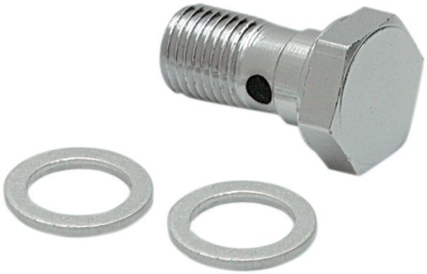 DRAG SPECIALTIES Banjo Bolt - 3/8"-24 - 0.75" L 107