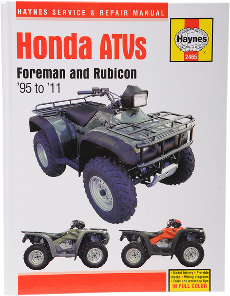 HAYNES Manual - Honda TRX4/450 2465