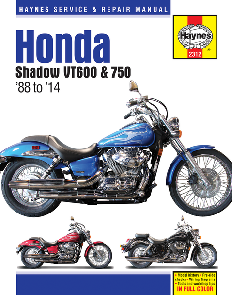 HAYNES Manual - Honda VT600 & VT750 2312