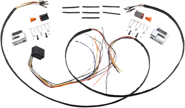 GMA ENGINEERING BY BDL Switch Kit - Brake/Clutch - Harness - Chrome GMA-HBWH-C
