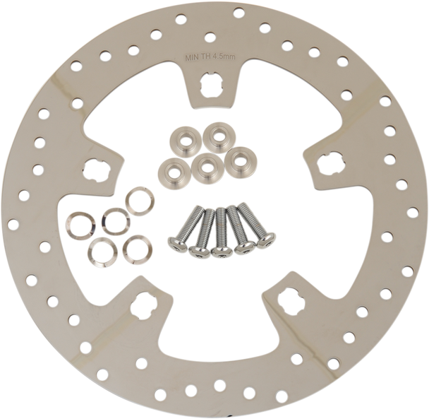 DRAG SPECIALTIES Front Rotor - 11.5" - Polished B06-0206ASP