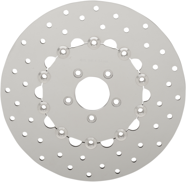 DRAG SPECIALTIES Drilled Brake Rotor - Front - 11.8" - Dyna B06-0199ASP