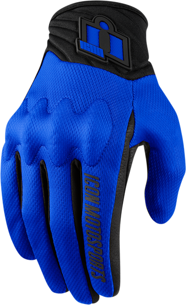 ICON Anthem 2 CE Gloves - Blue - Large 3301-3679