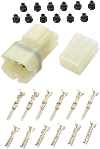 SHINDY Multi-Conductor Electrical Connectors - Six-Pin - Water-Resistant 16-626