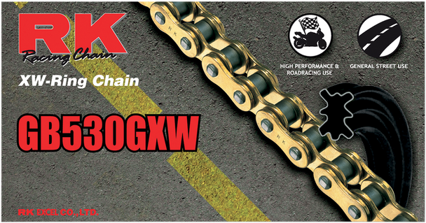 RK GB 530 GXW - Chain - 112 Links GB530GXW-112