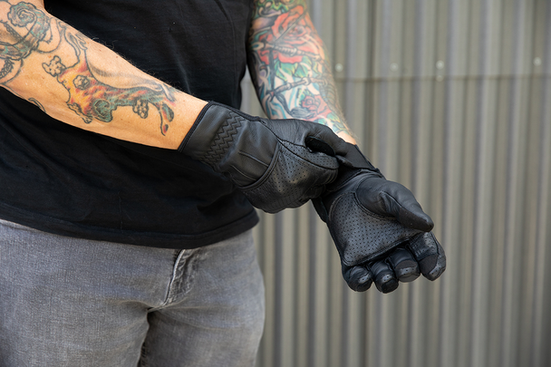 BILTWELL Borrego Gloves - Black - Small 1506-0101-302