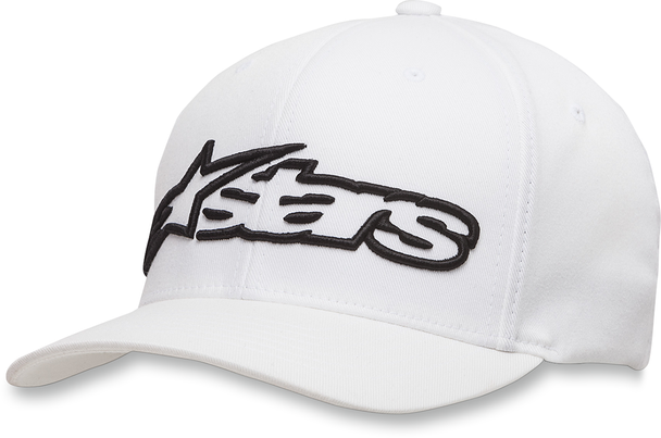 ALPINESTARS Blaze Flexfit® Hat - White/Black - Small/Medium 1039810052010SM