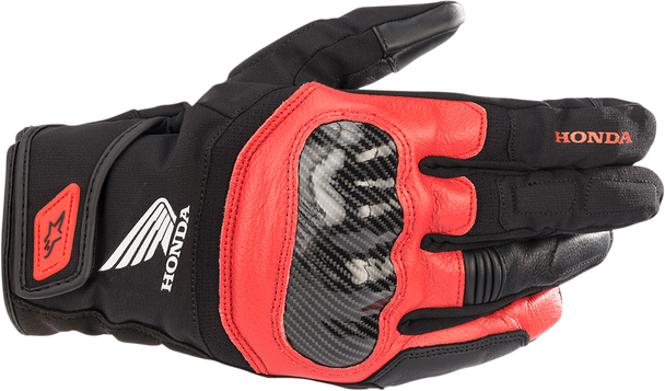 ALPINESTARS SMX-Z Waterproof Honda Gloves - Black/Red - XL 3527321-1303-XL